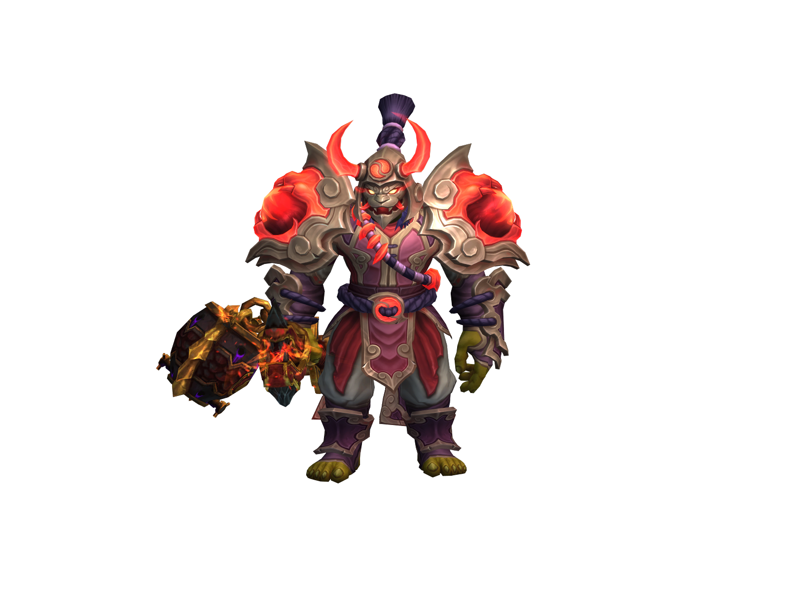 Highxpmonk 3D character render