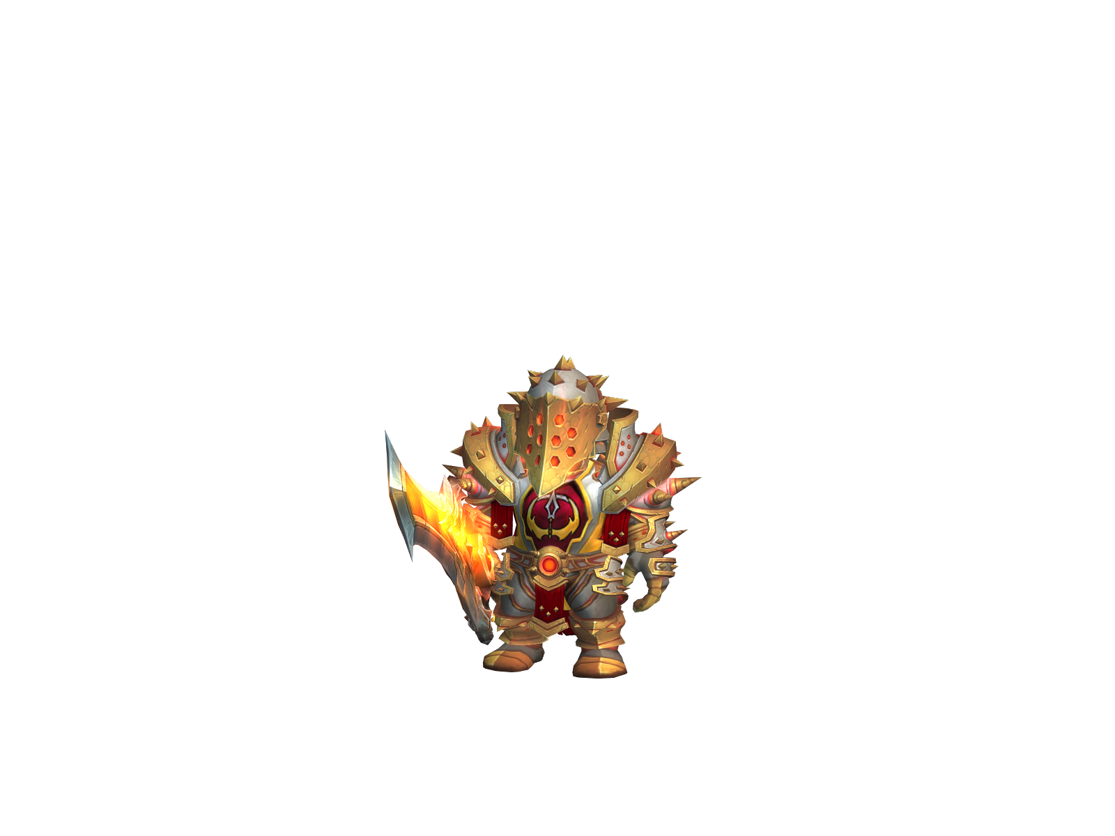 Larrat 3D character render