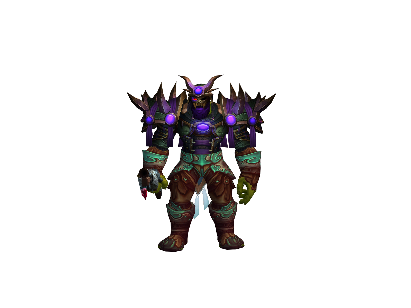 Crackcok 3D character render