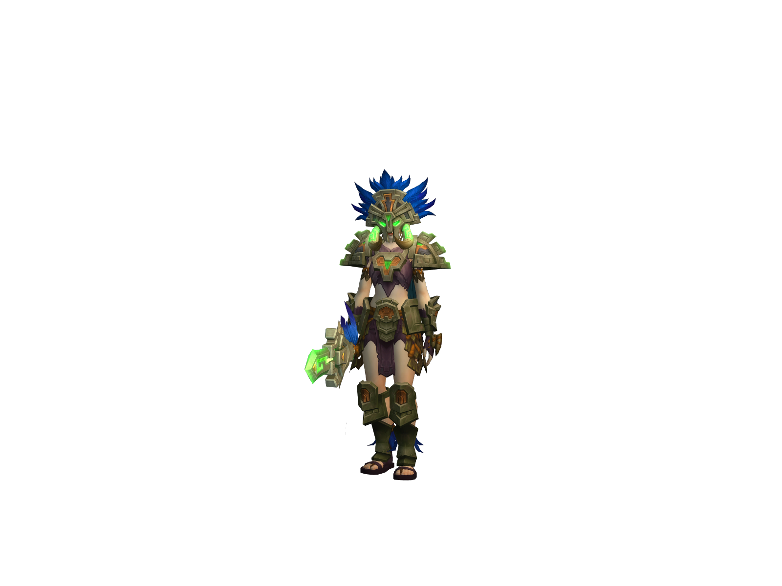 Lusia 3D character render
