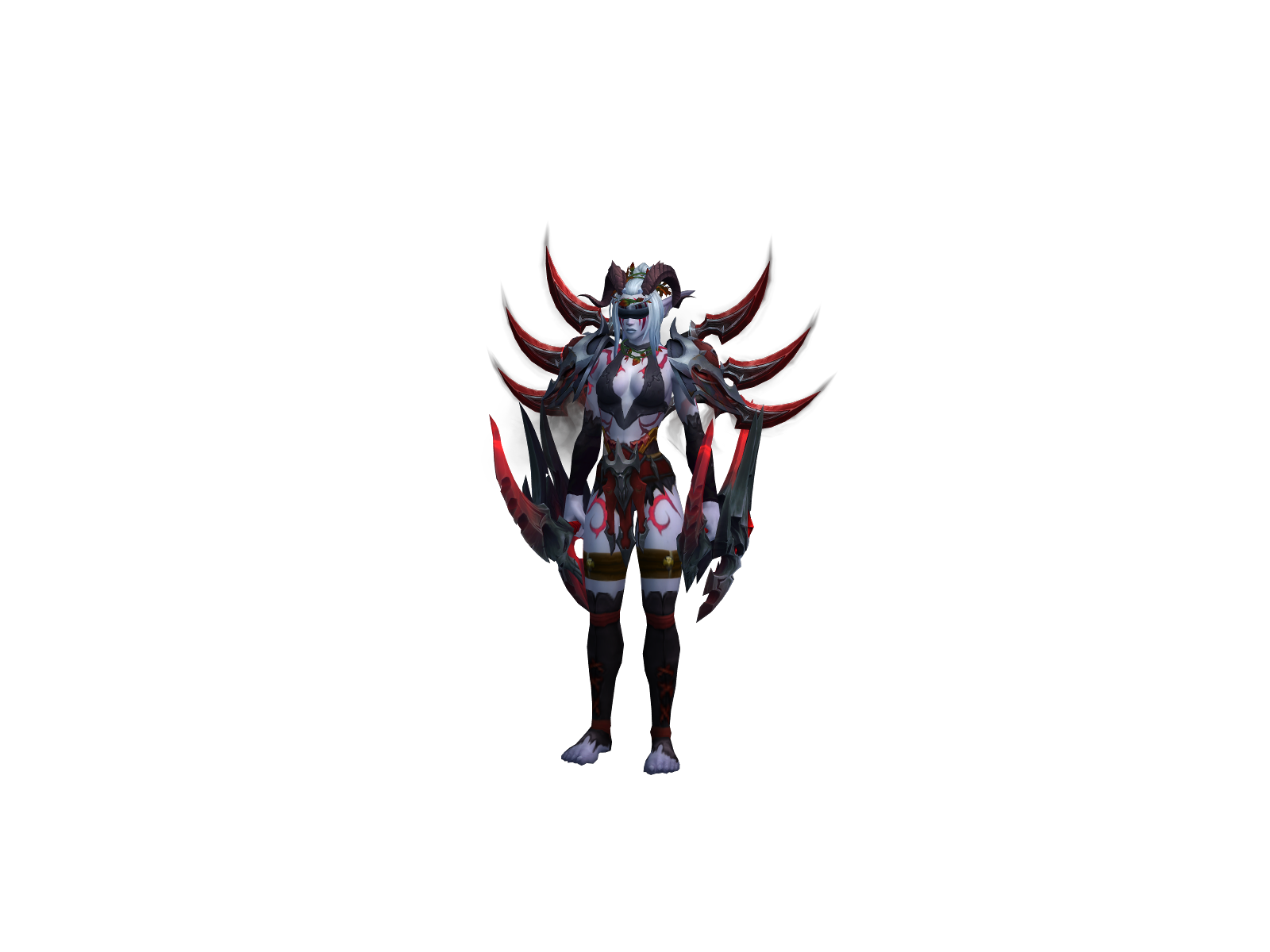Mogged 3D character render