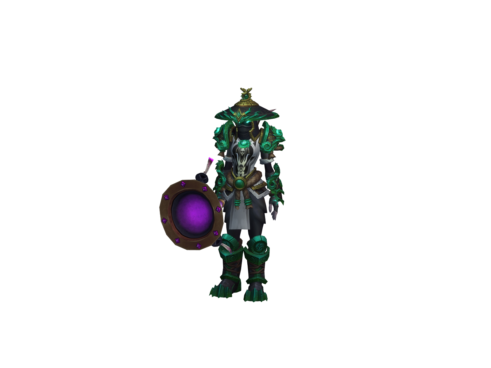 Fistweaving 3D character render