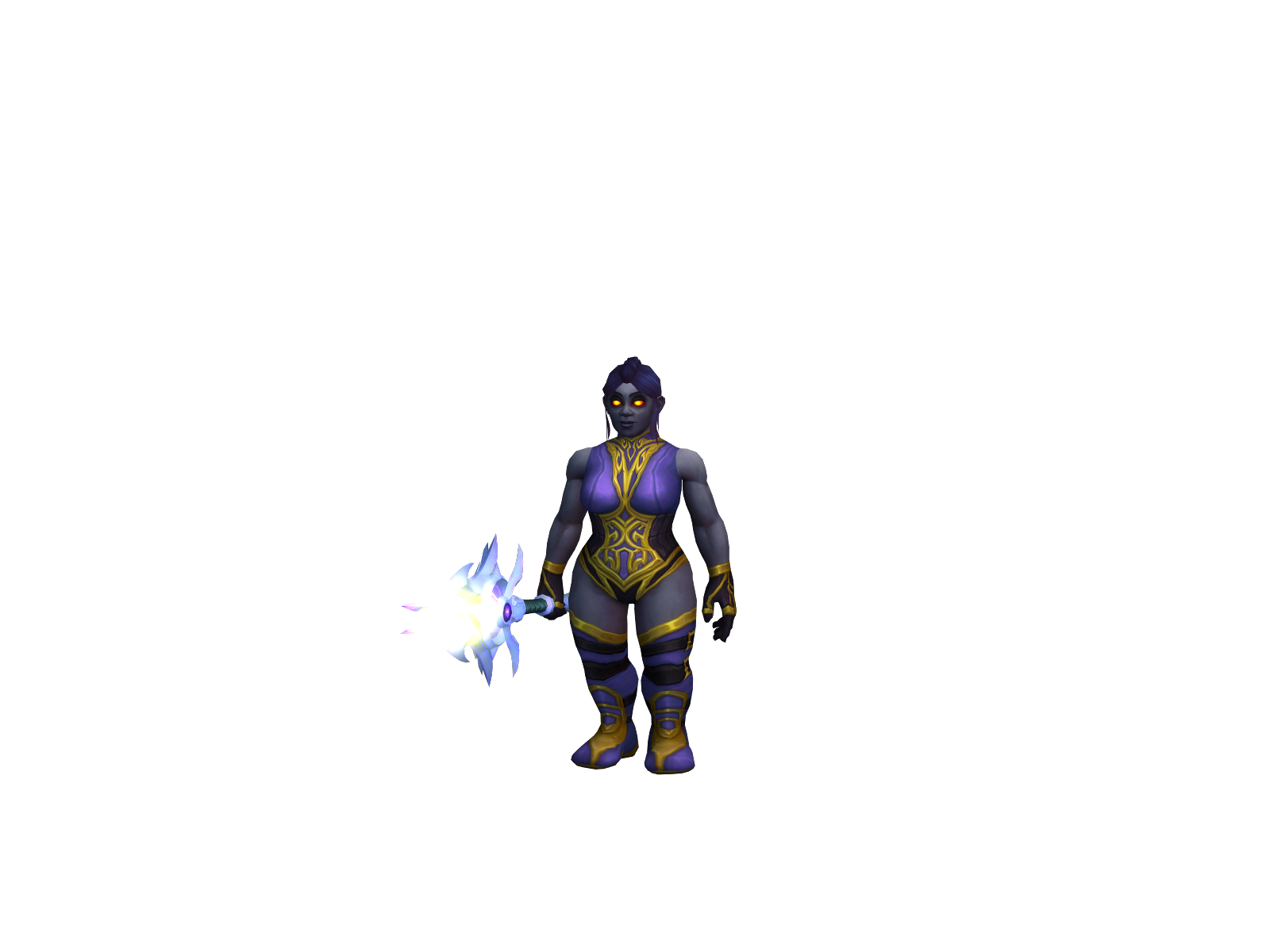 Nialess 3D character render