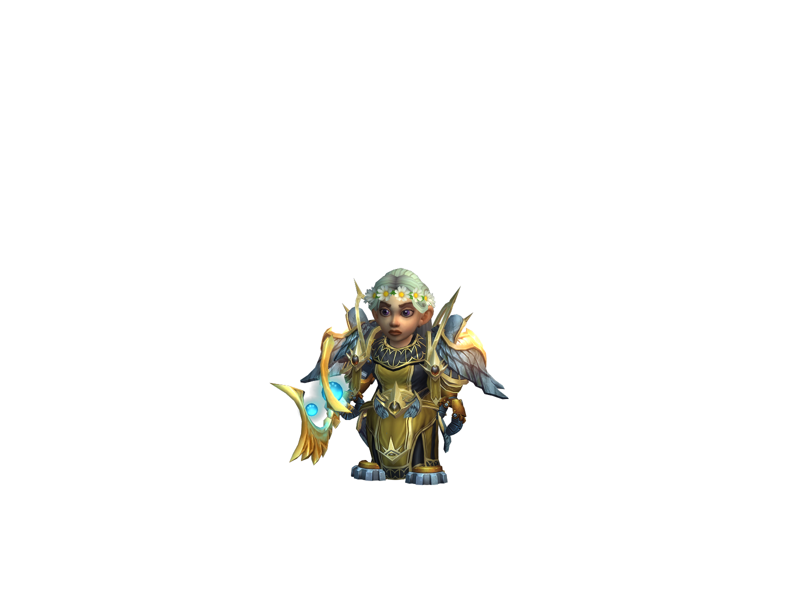 Kuñ 3D character render