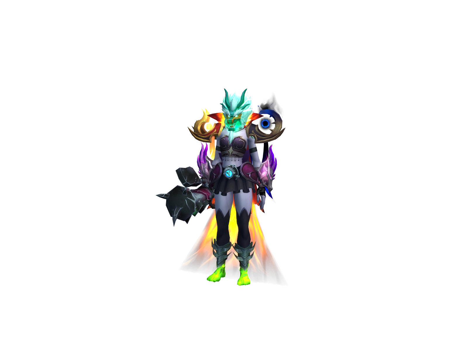 Shumonk 3D character render