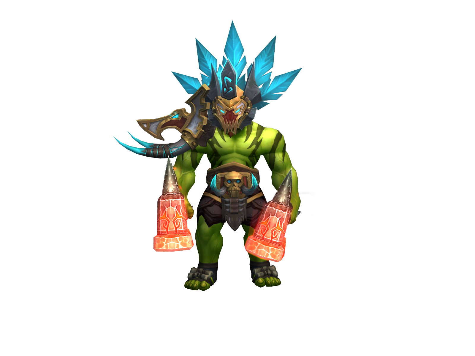 Moubala 3D character render