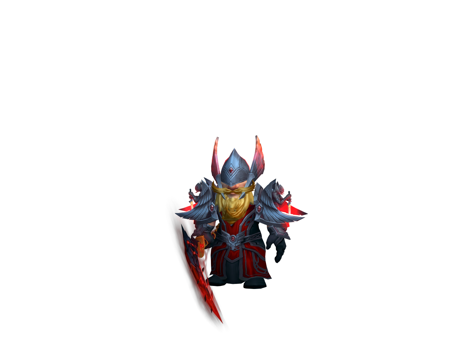 Ironwhite 3D character render