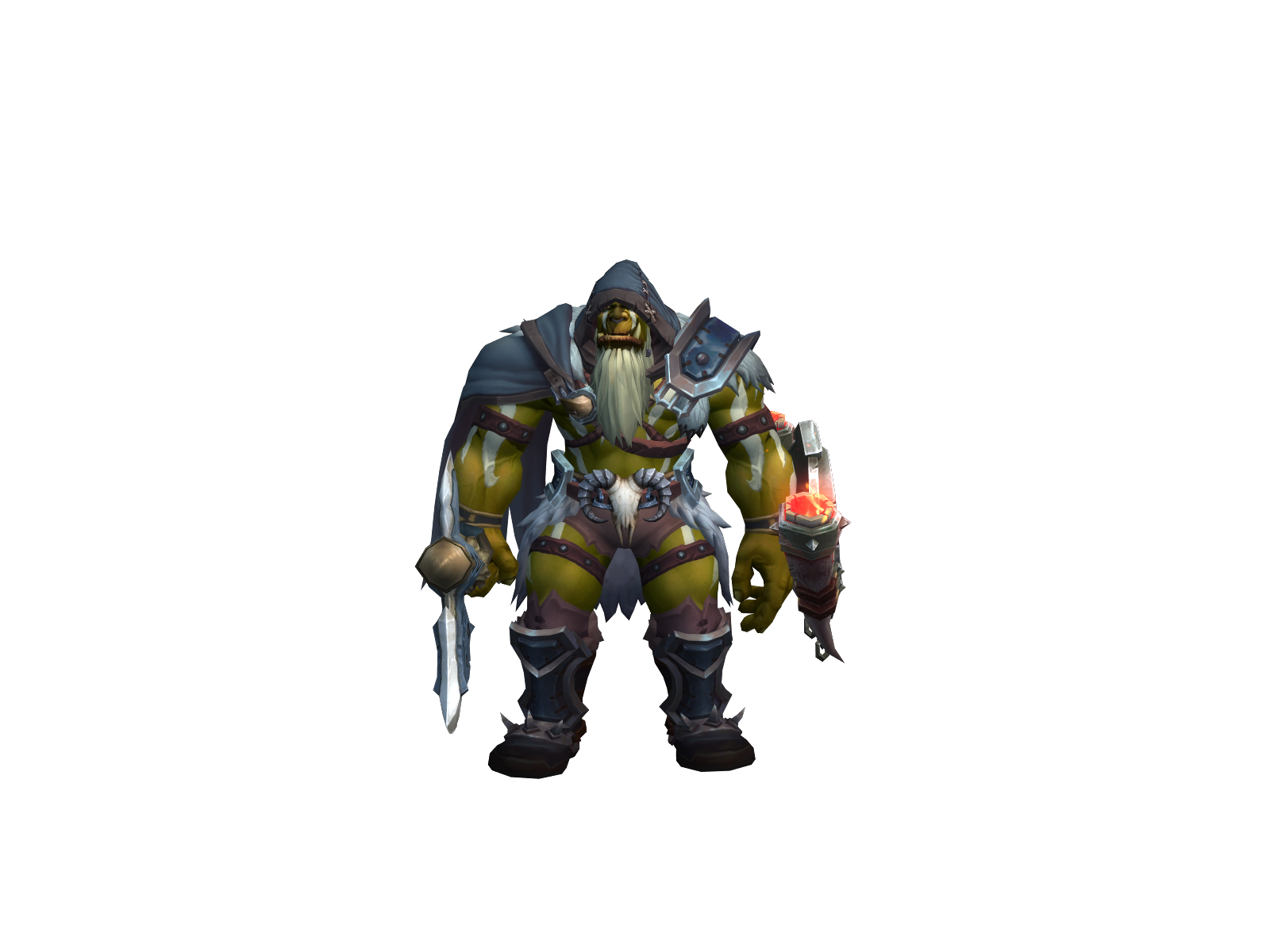 Mudflinger 3D character render