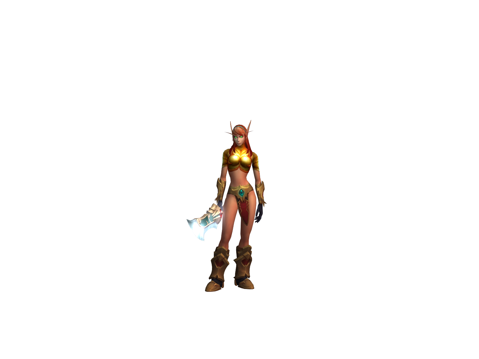 Dredblack 3D character render