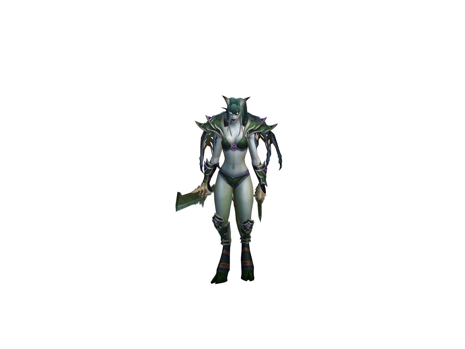 Laalaaelae 3D character render