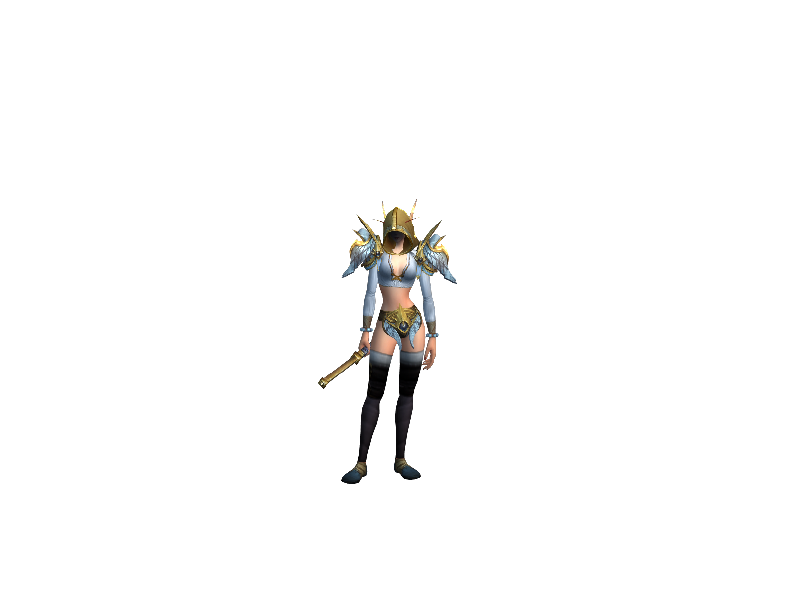 Reazt 3D character render