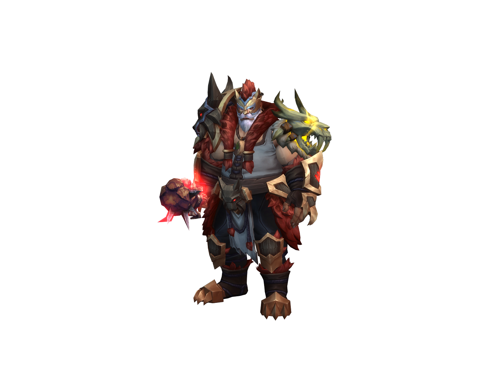 Auntbro 3D character render