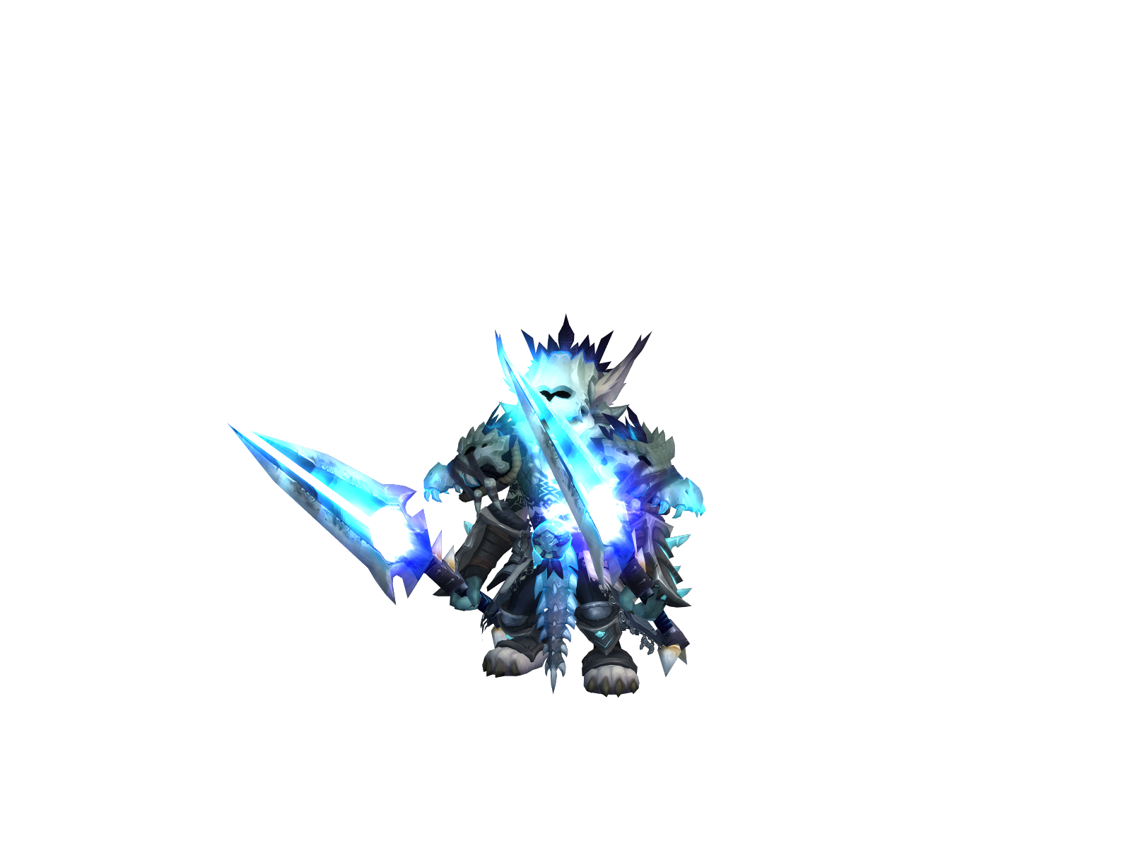Snowfur 3D character render