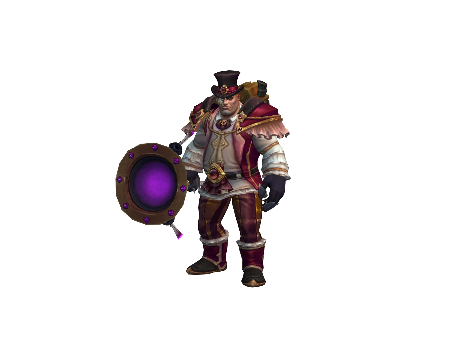 Burnrip 3D character render