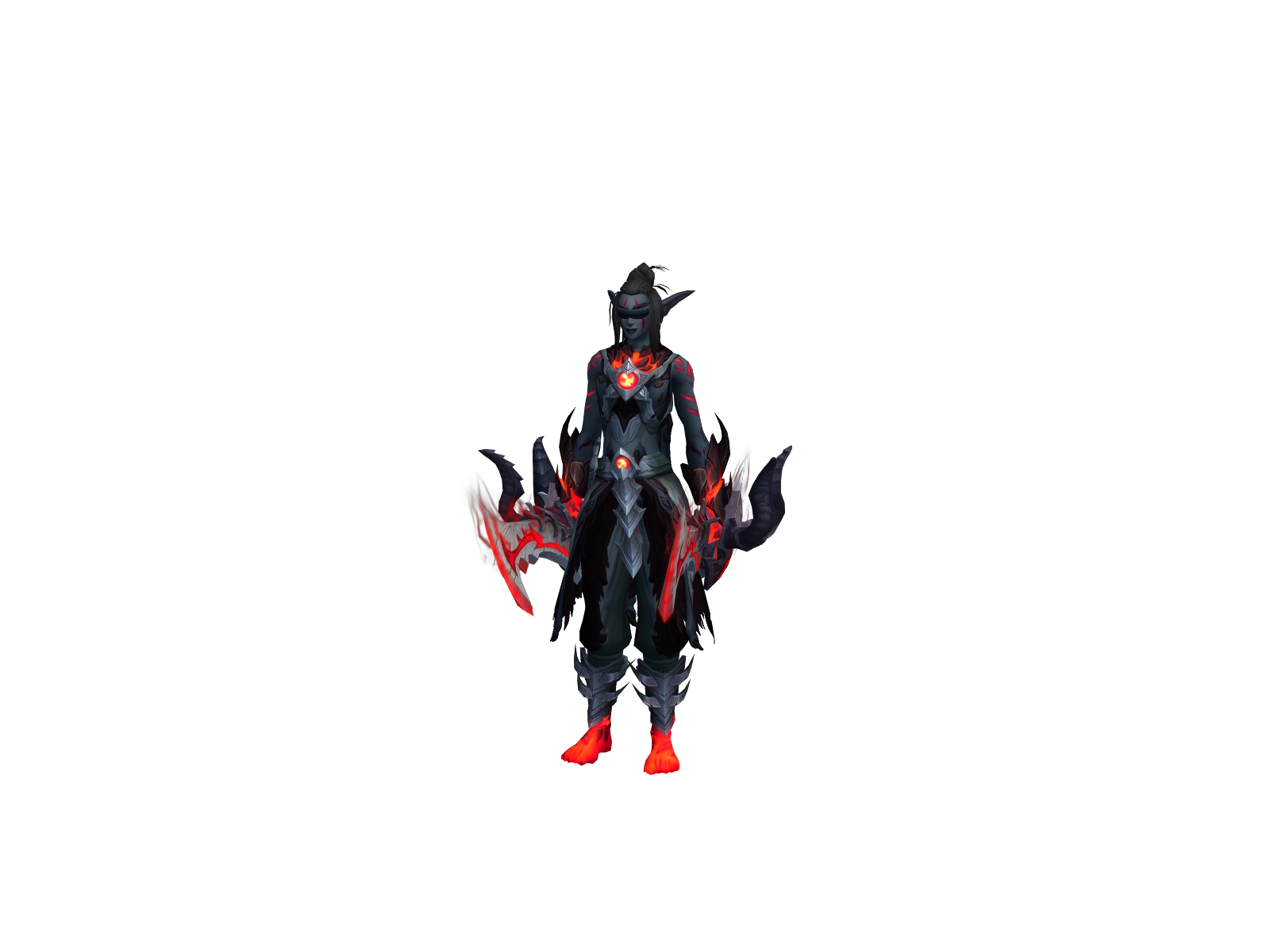 Darkhootie 3D character render