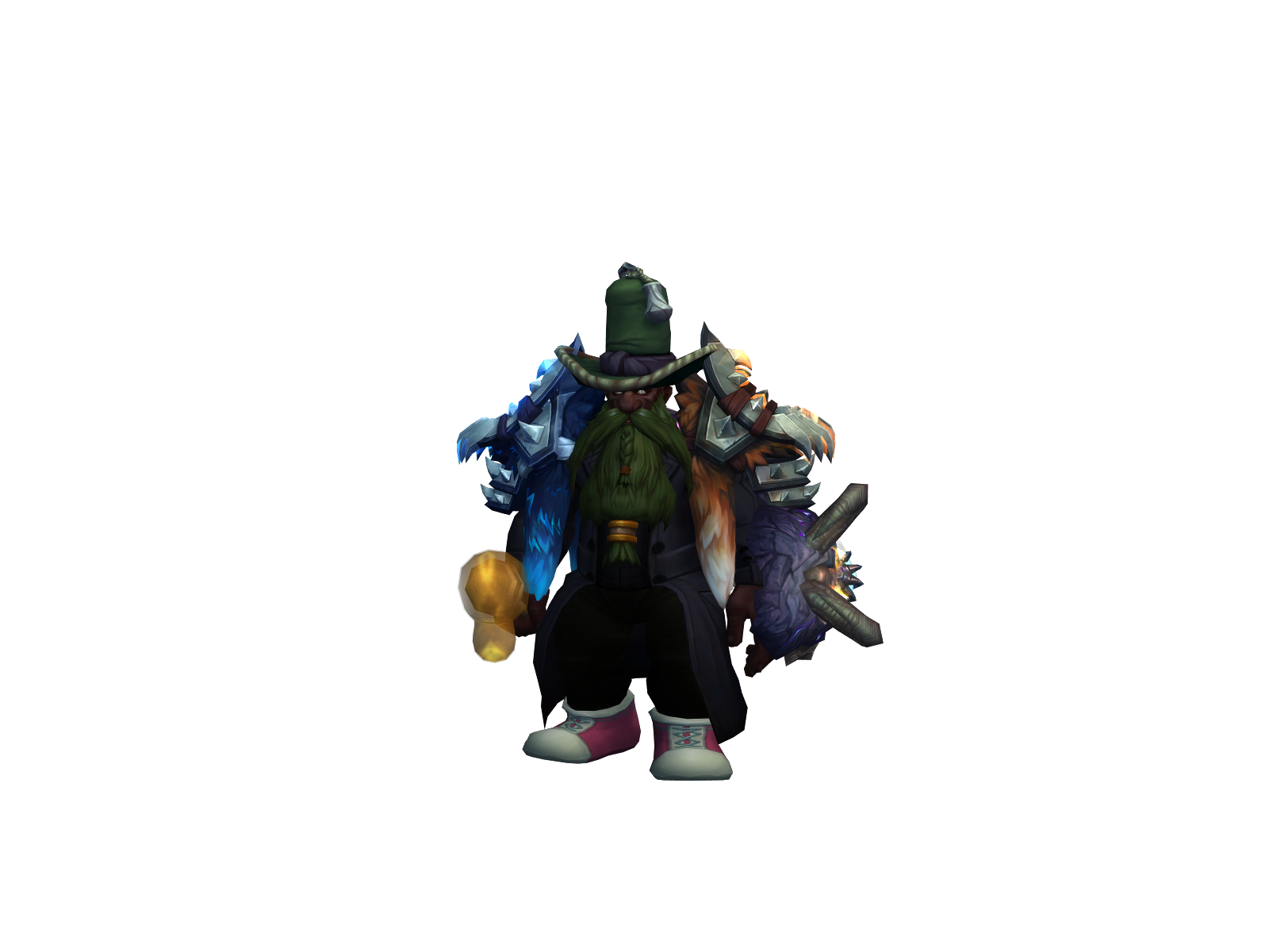 Shambucko 3D character render