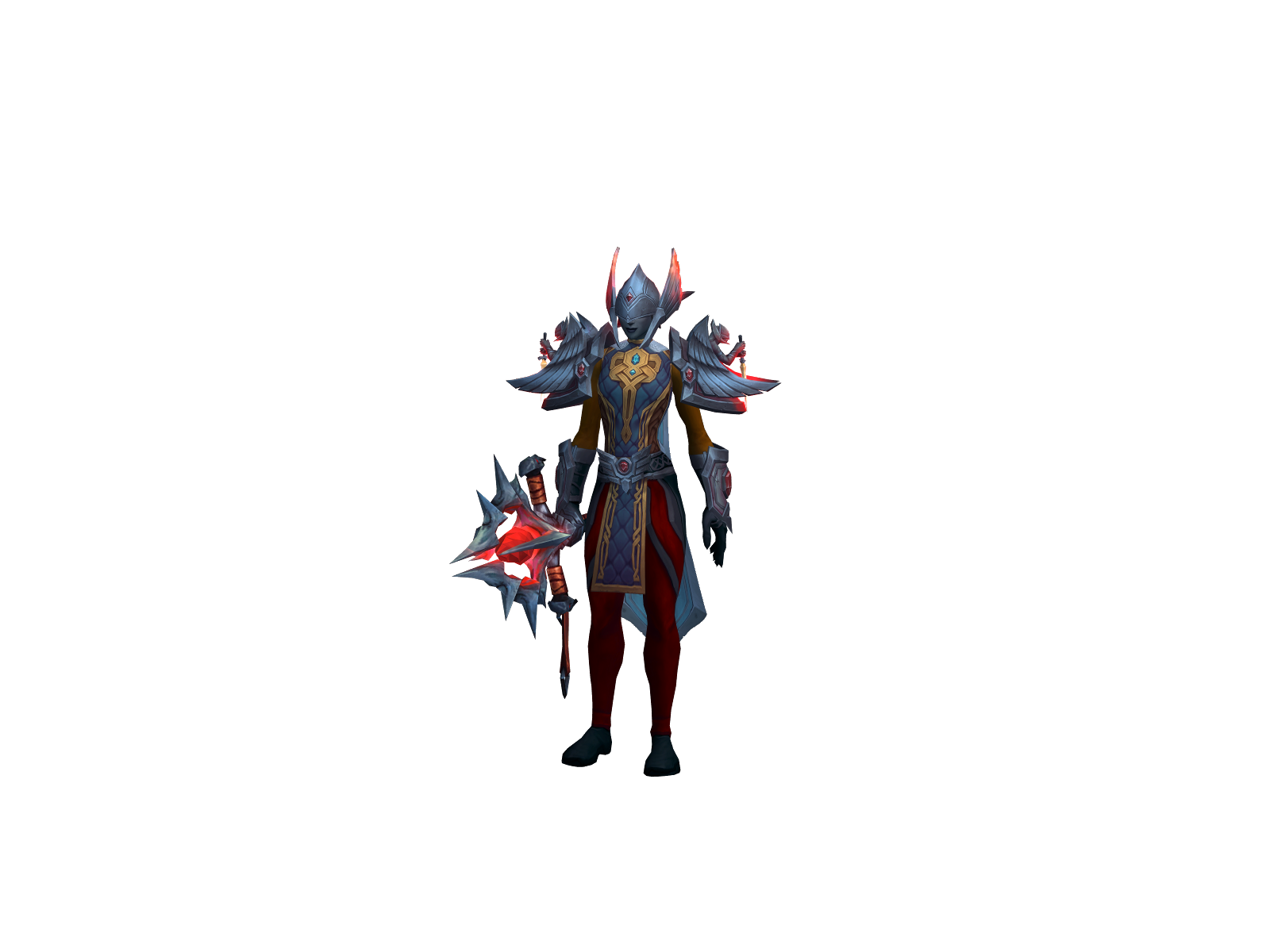 Greyfivninex 3D character render