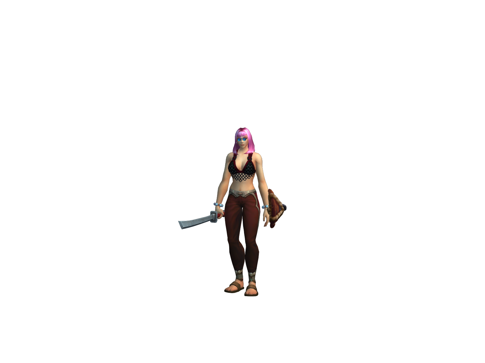 Kaøhsiung 3D character render