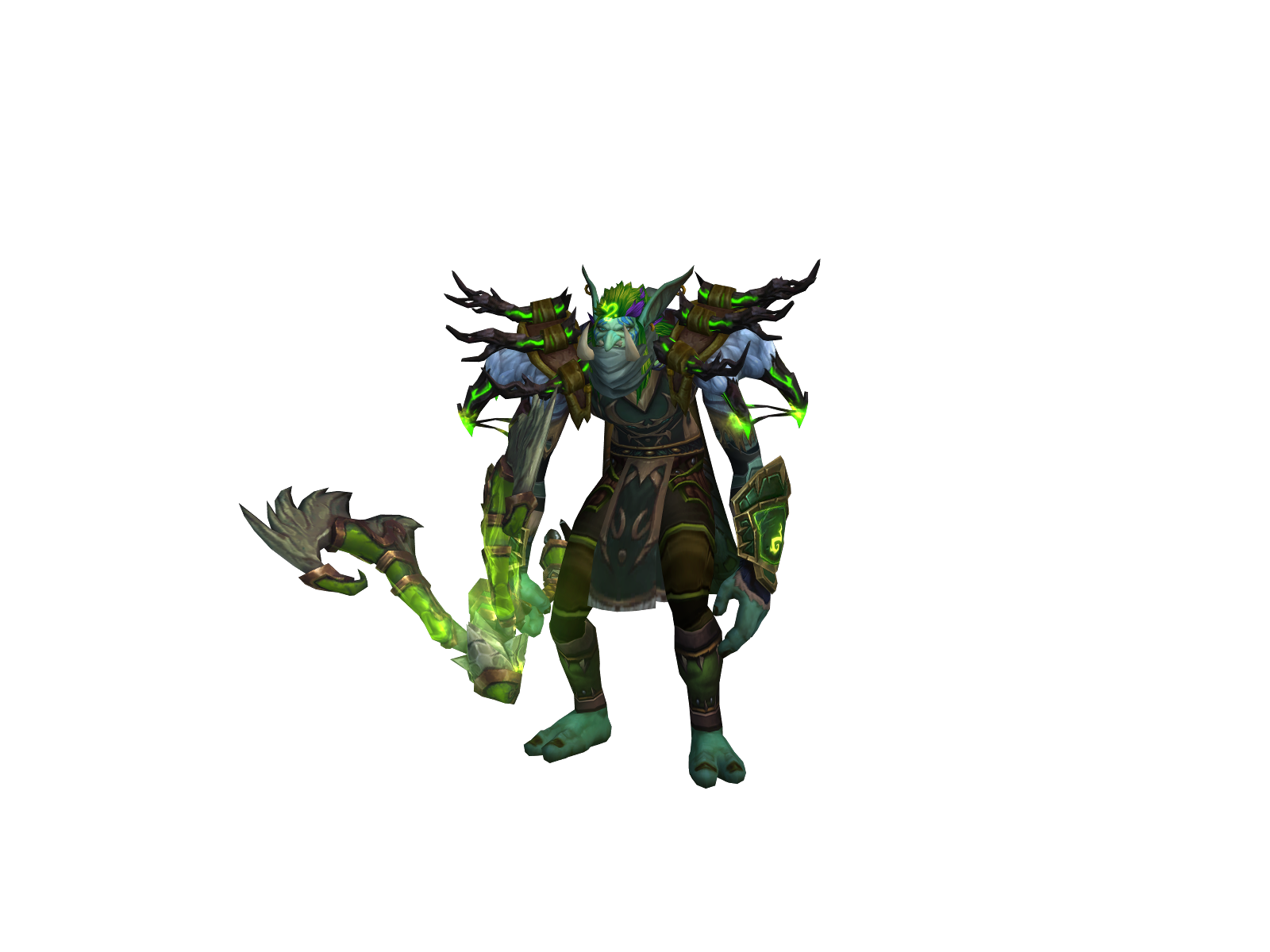 Rashimi 3D character render