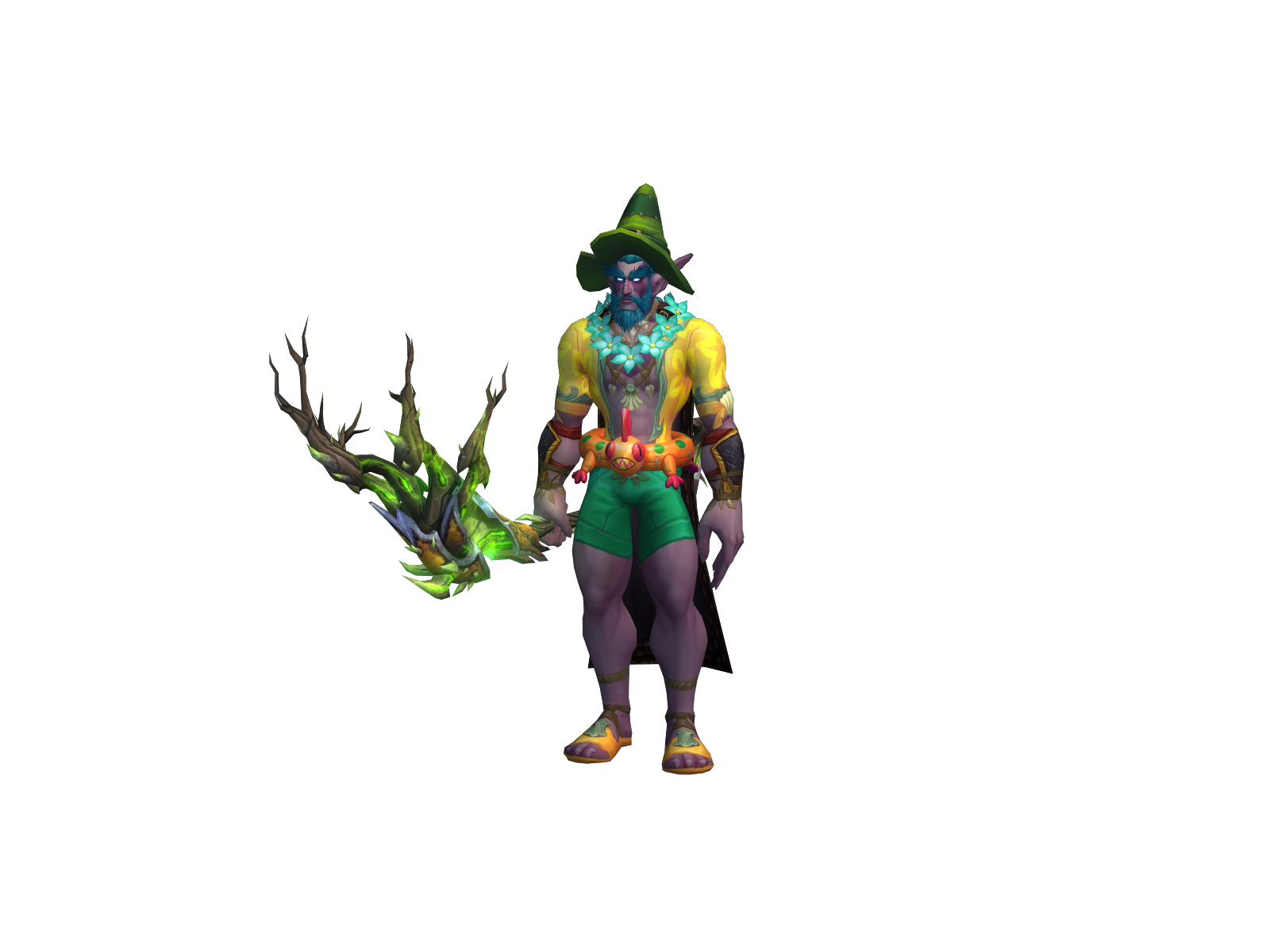 Manchodruid 3D character render