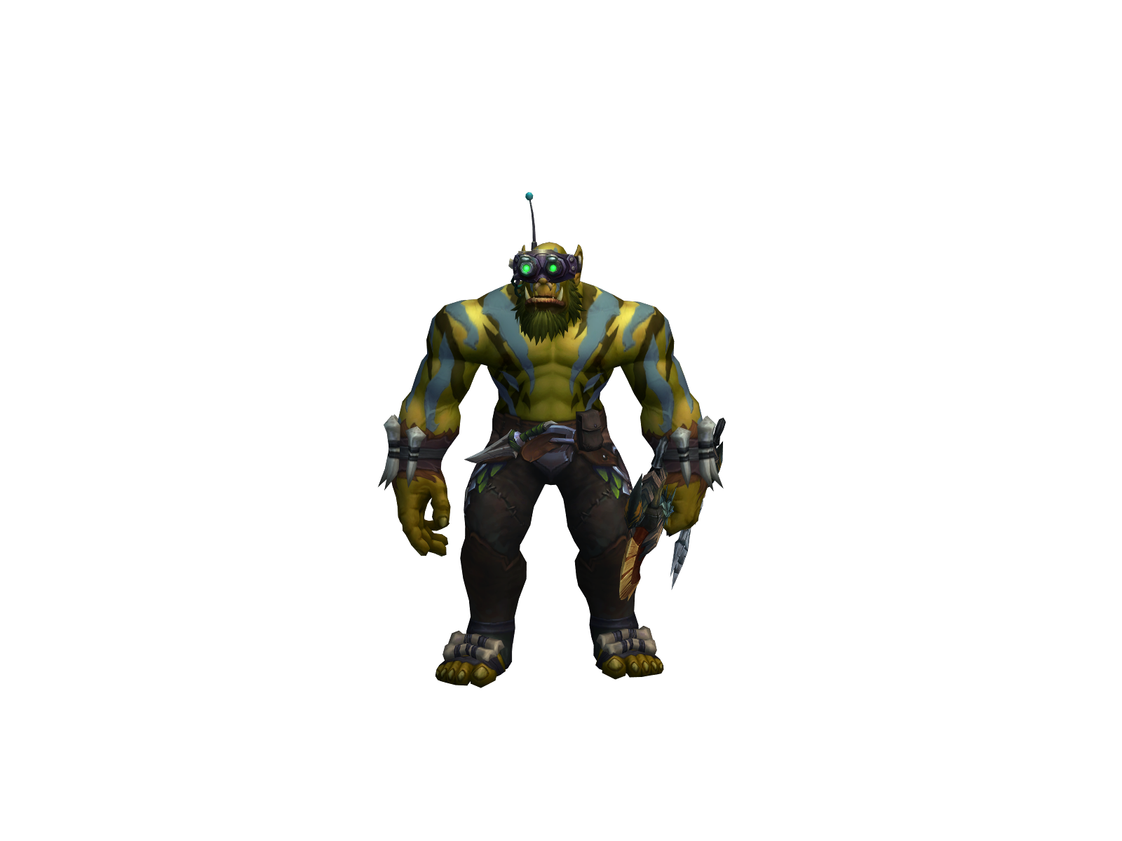 Møssberg 3D character render