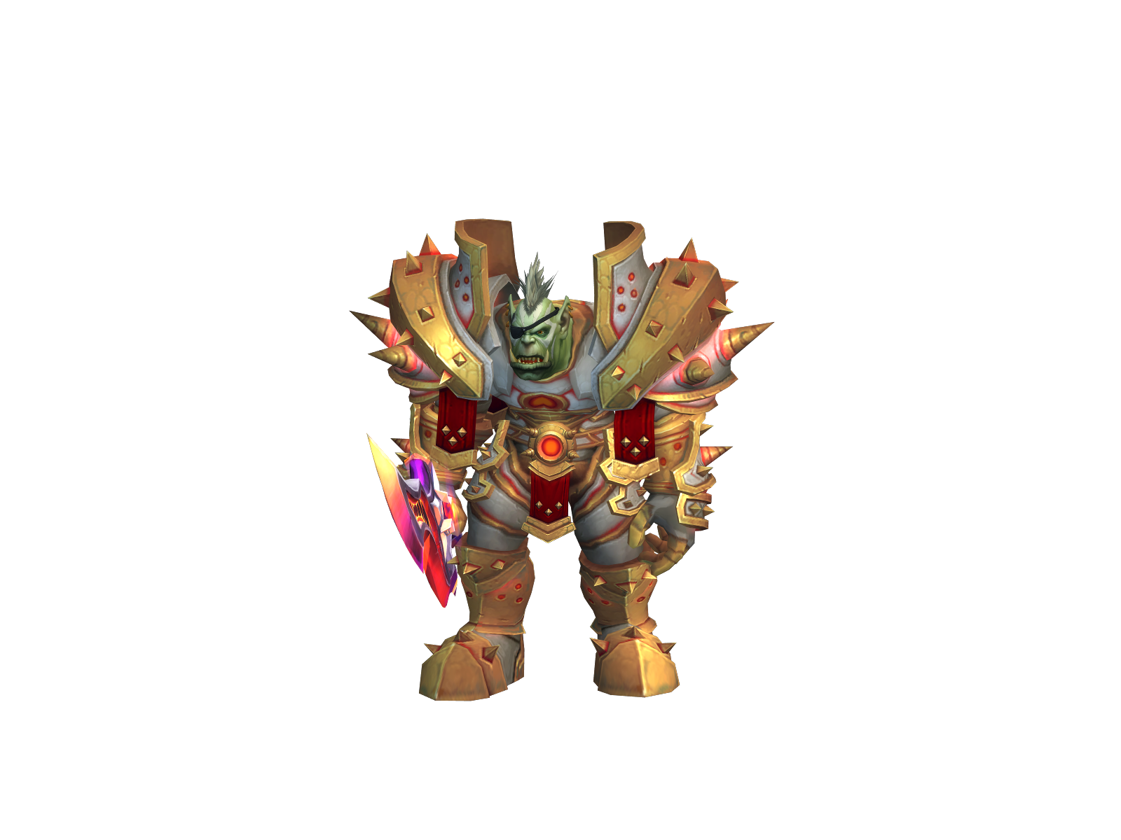 Thhargg 3D character render