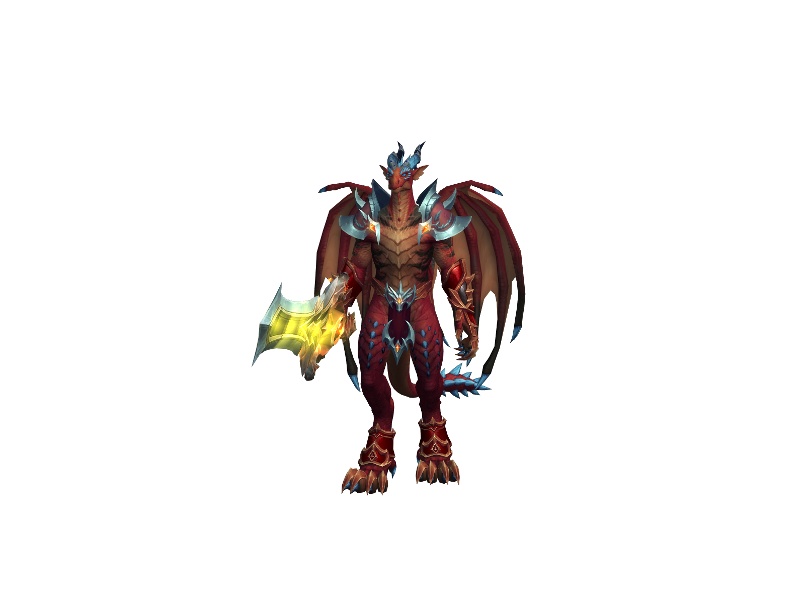 Hibryd 3D character render