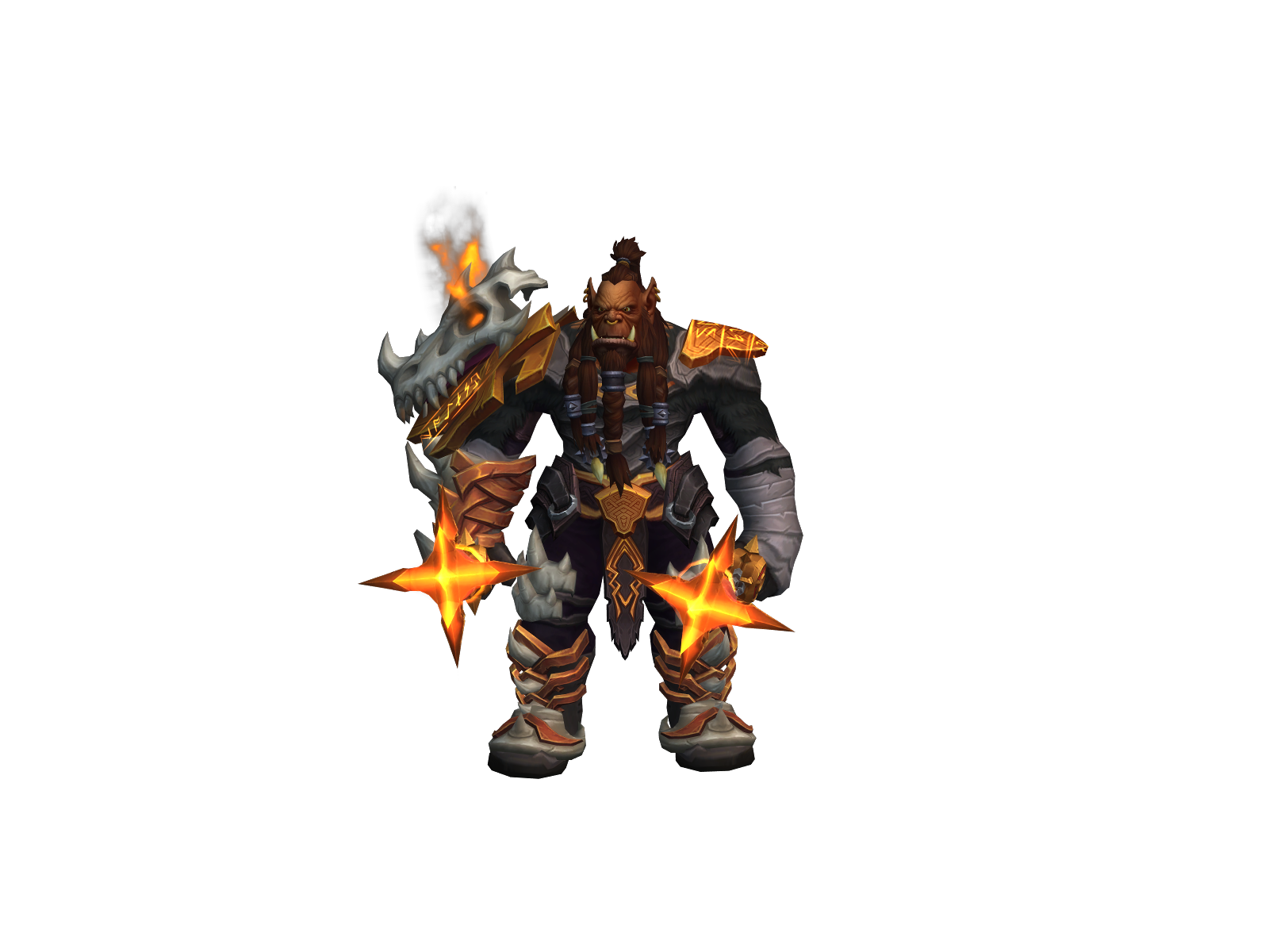 Gorend 3D character render