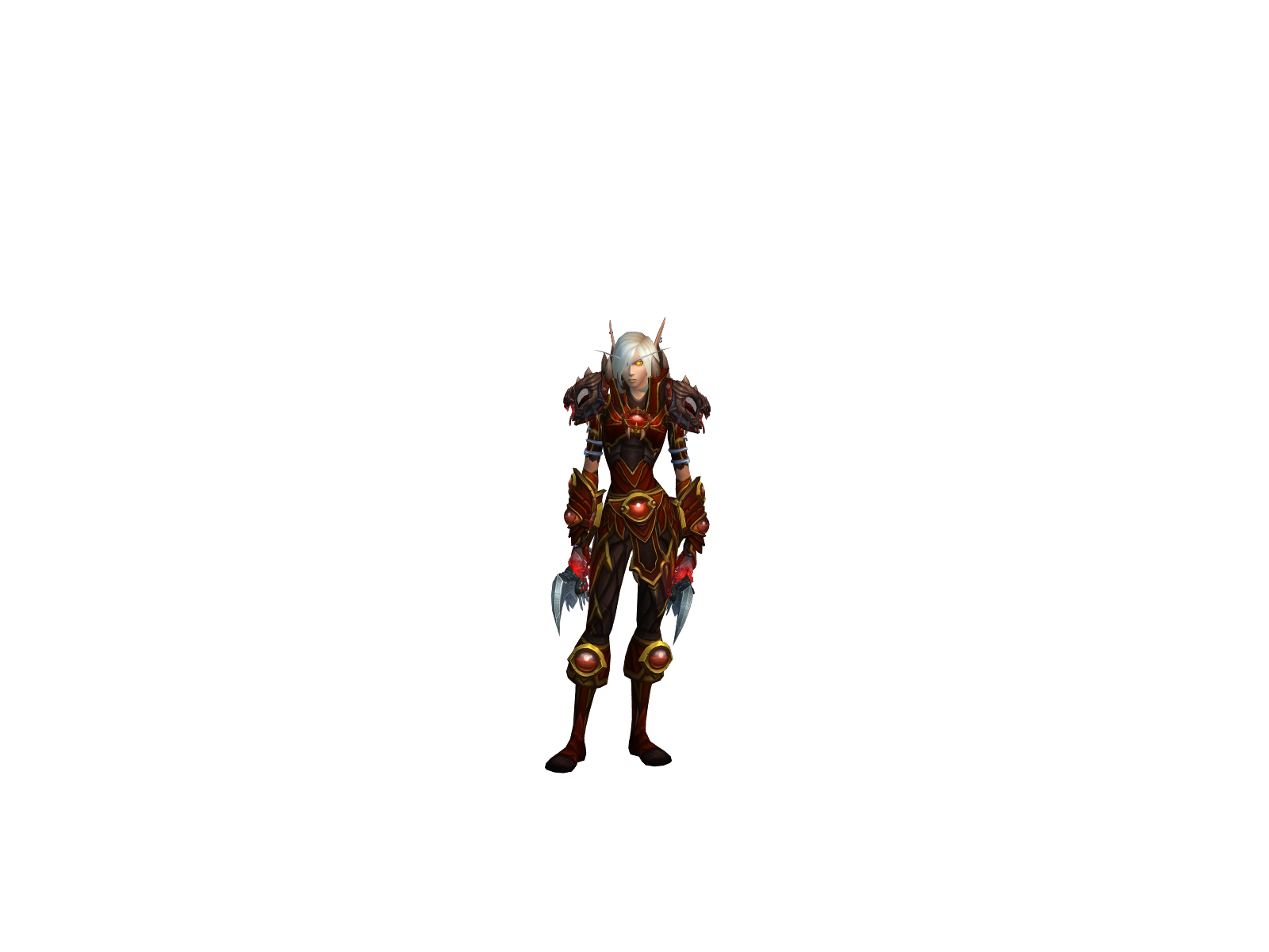 Razored 3D character render