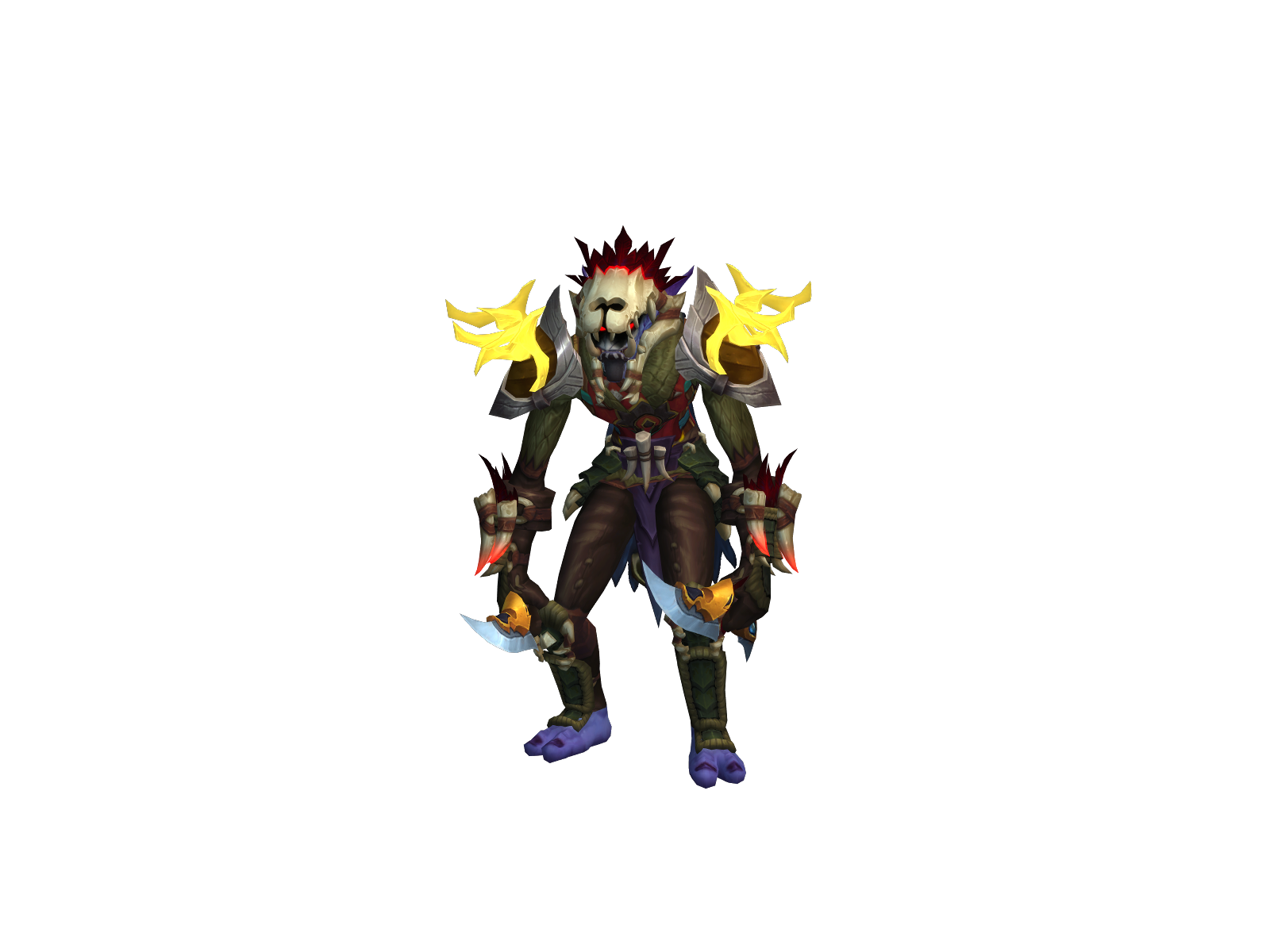 Demaniator 3D character render