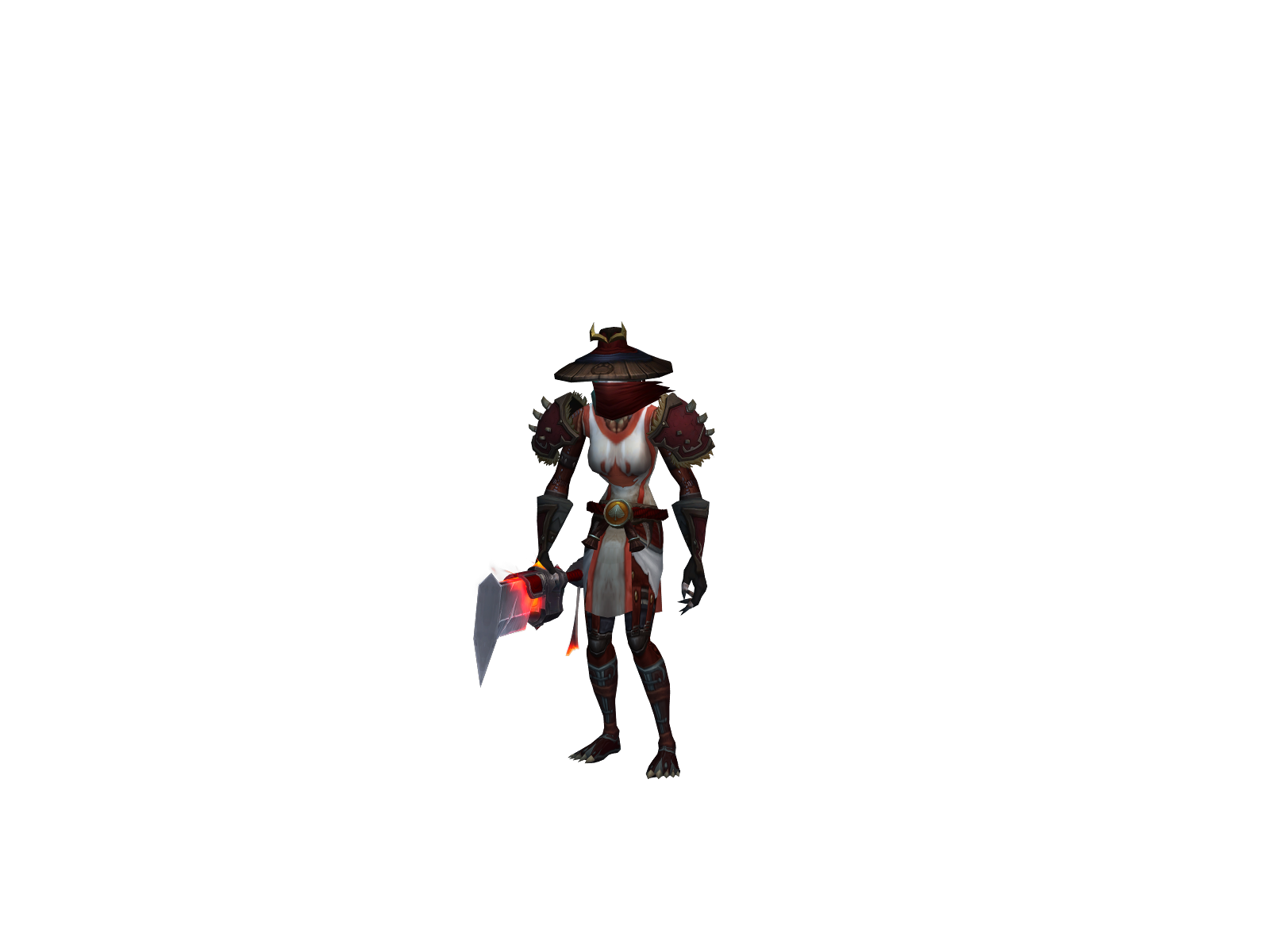 Wladespairge 3D character render