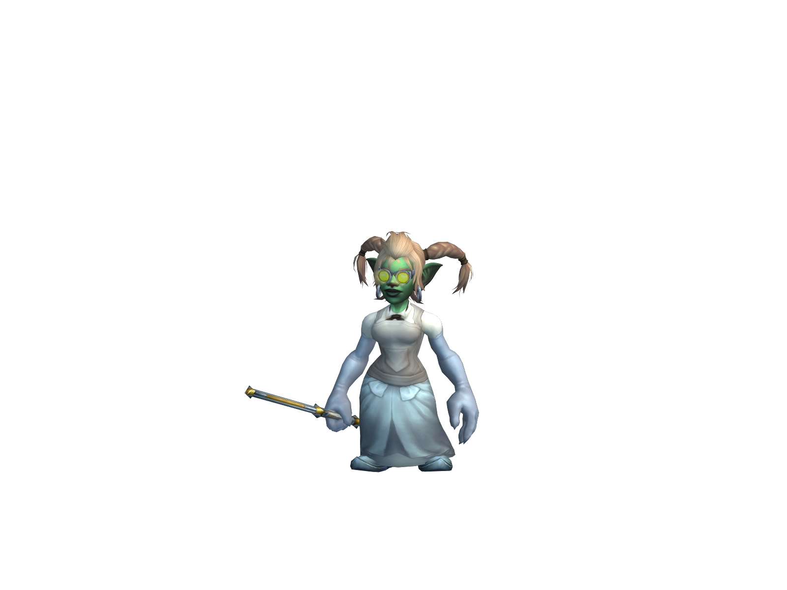 Uzooin 3D character render