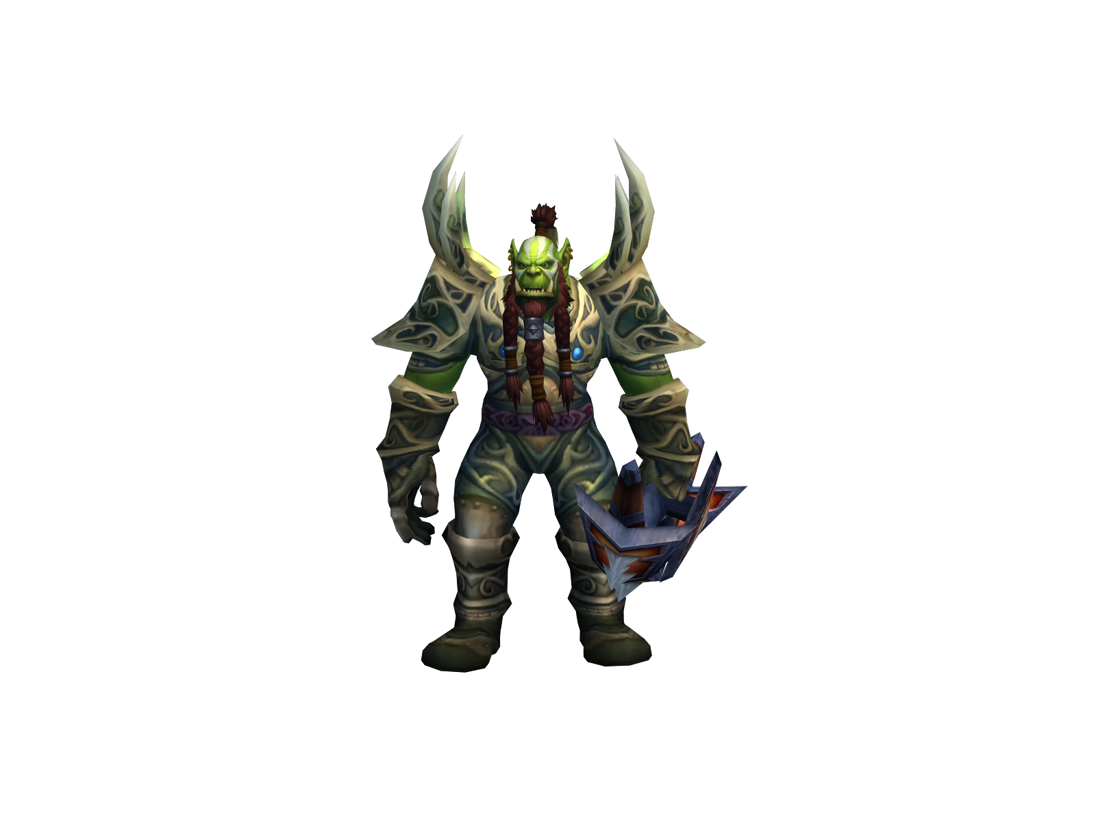 Orcspearx 3D character render
