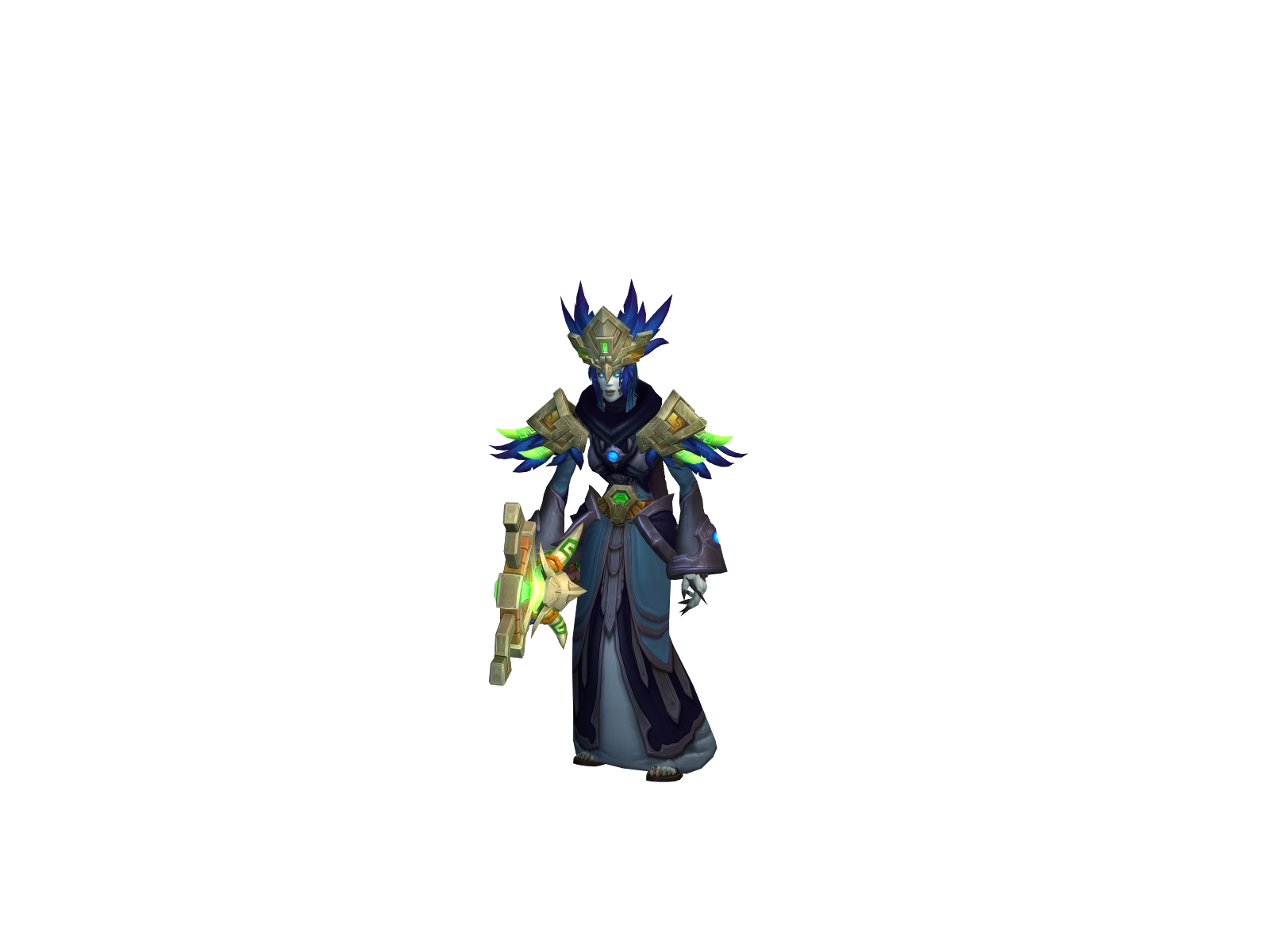 Templet 3D character render
