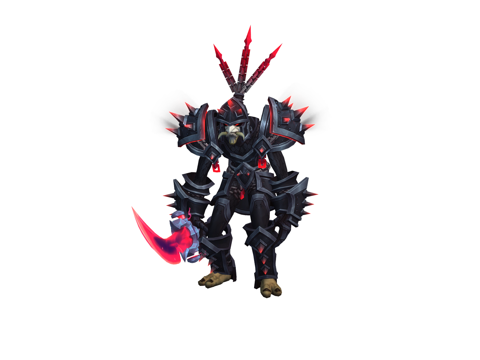 Trollain 3D character render