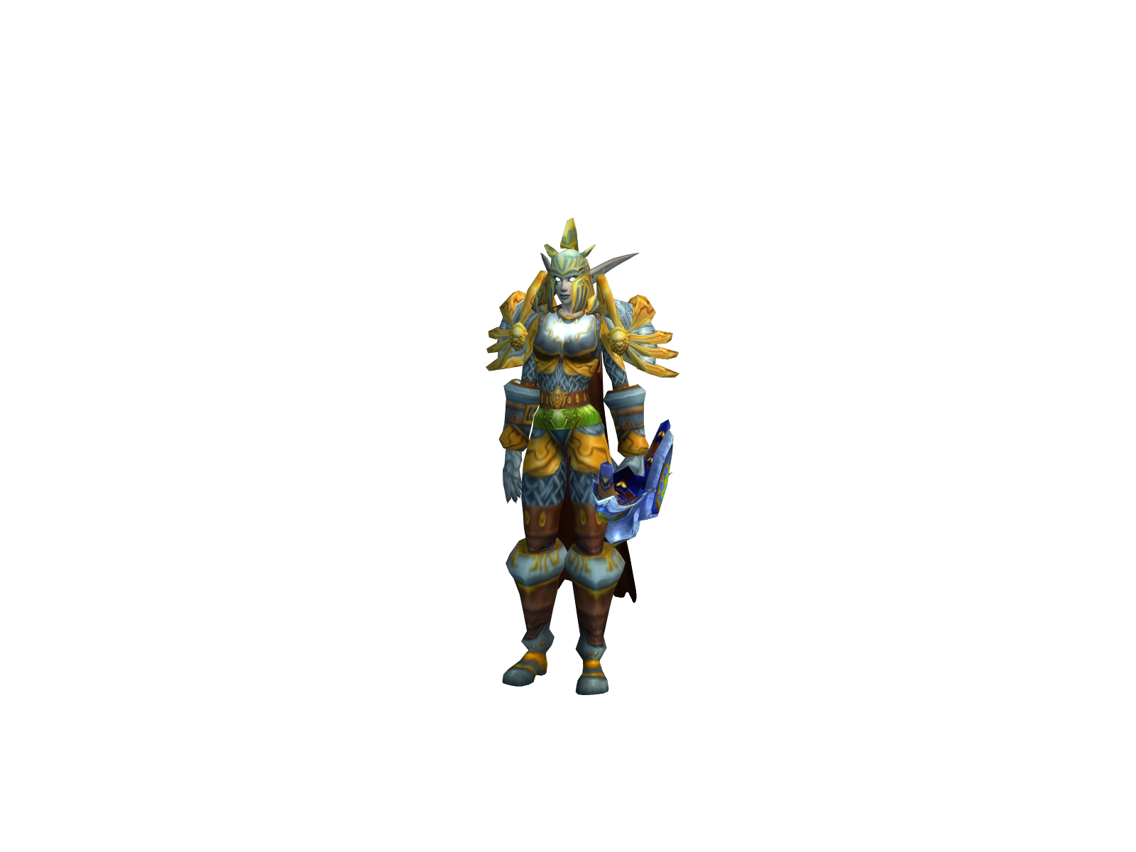 Blitzstriker 3D character render