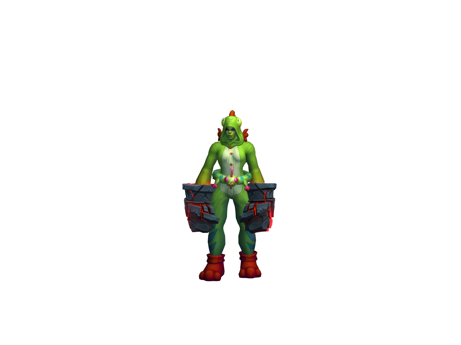 Plucky 3D character render