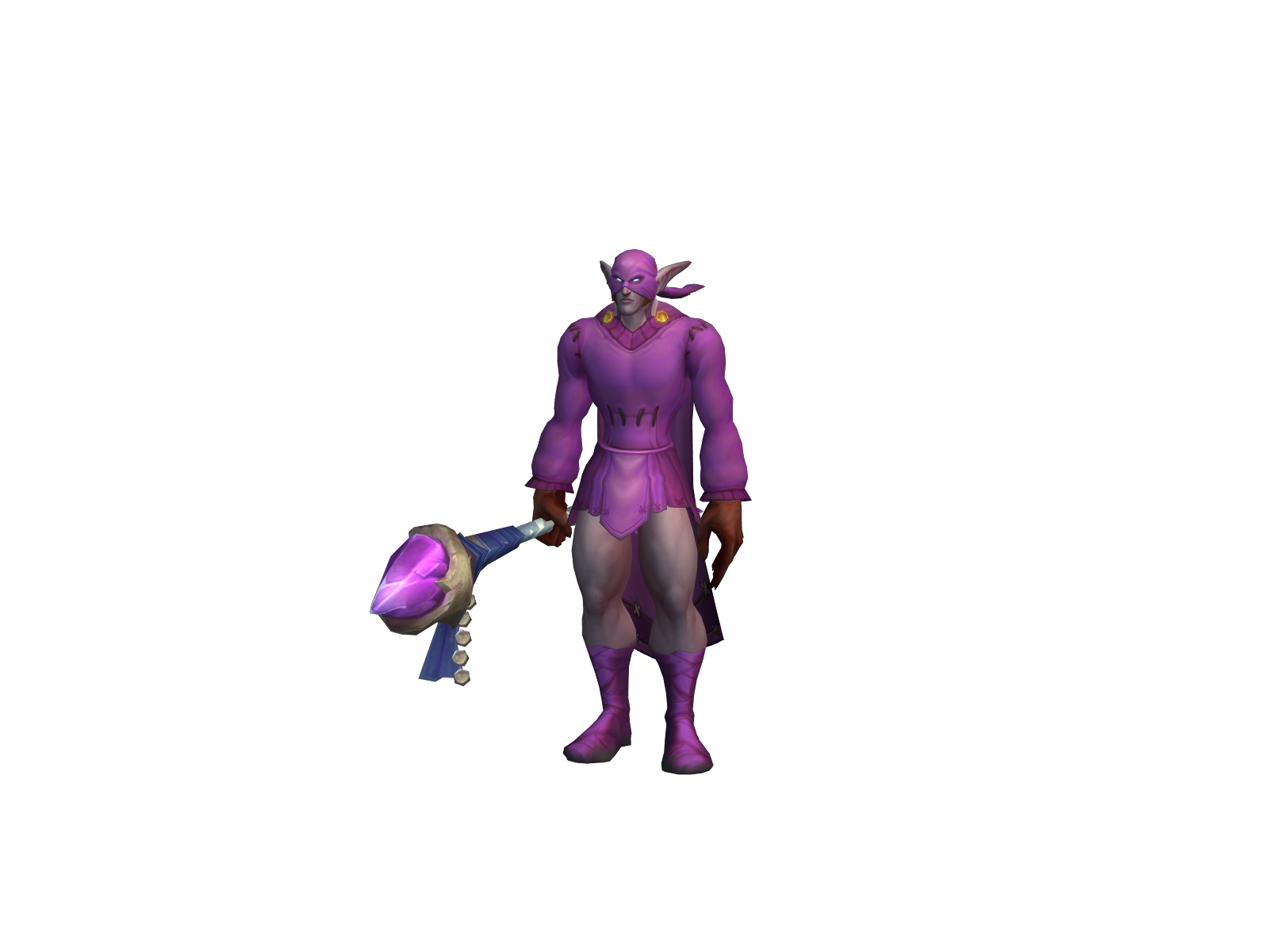 Sugarelf 3D character render
