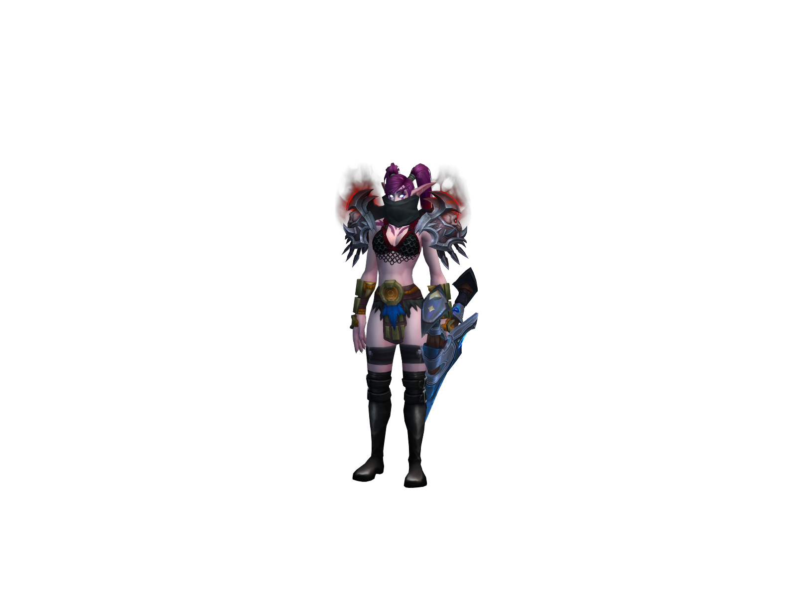 Mandray 3D character render
