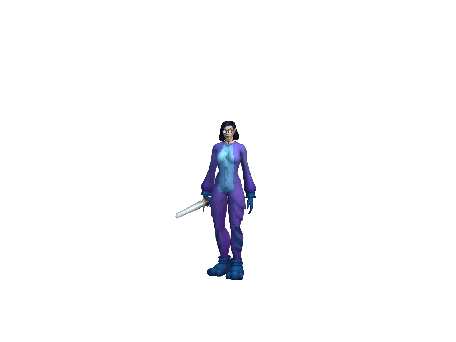 Neropala 3D character render