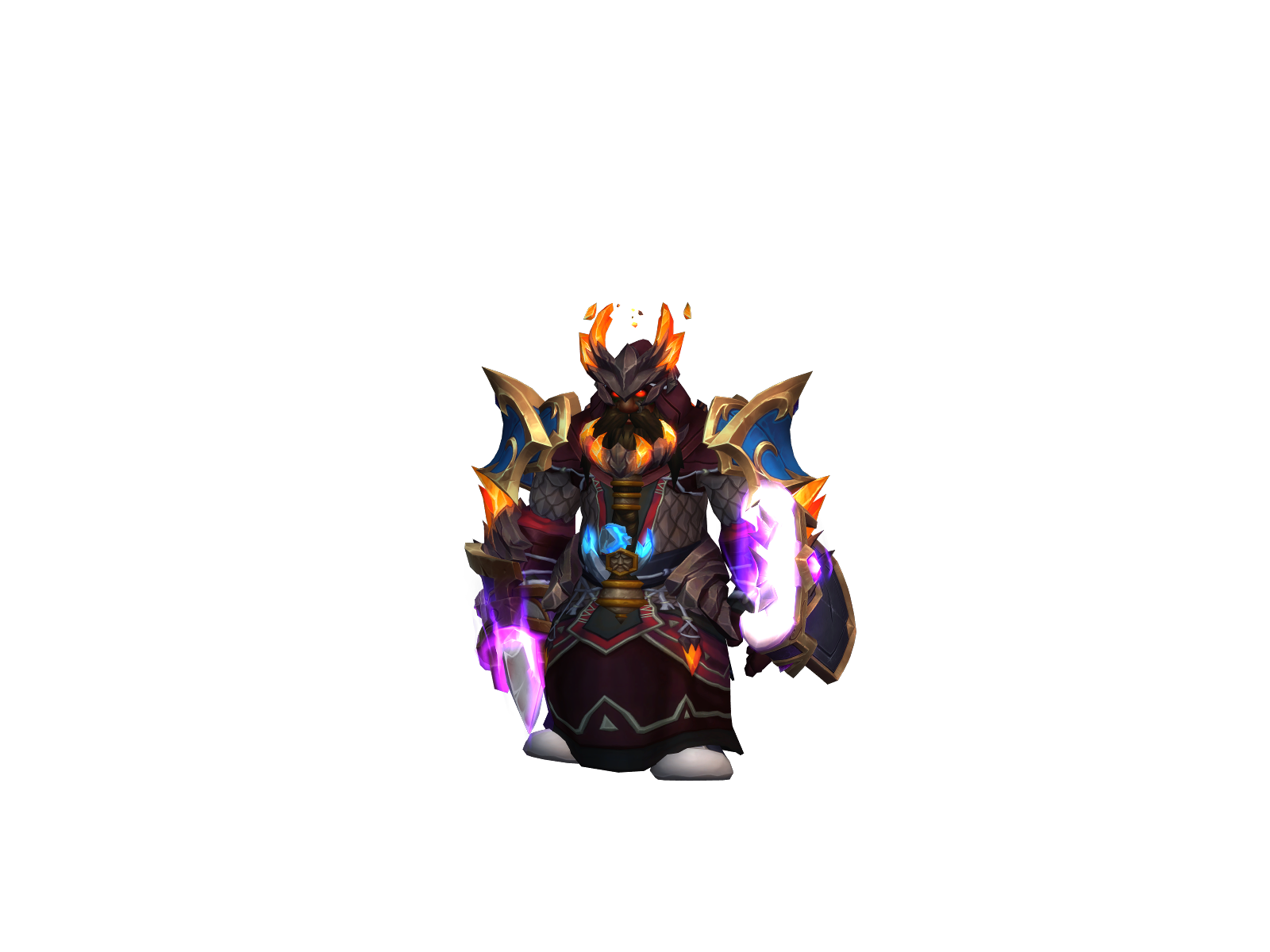 Shockypakker 3D character render