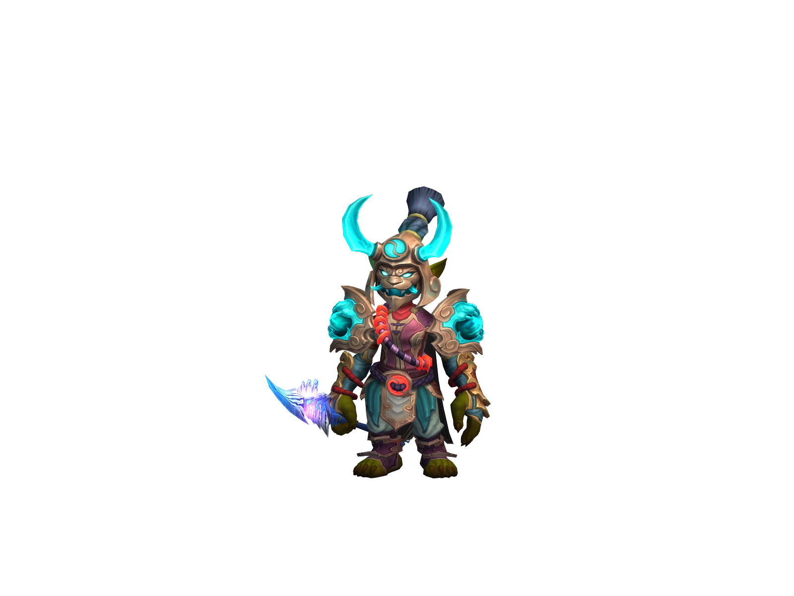 Mopremixfarm 3D character render