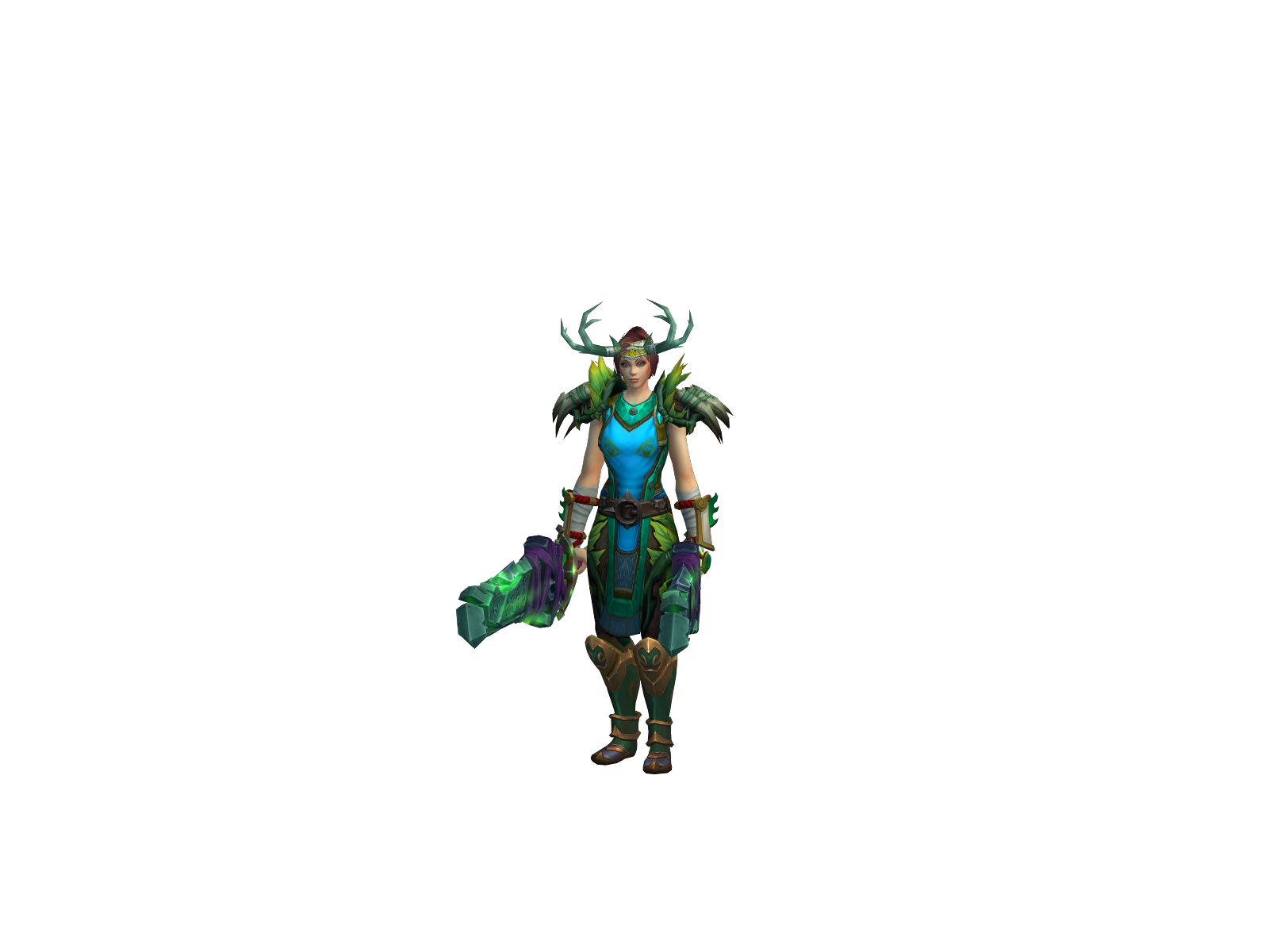 Zindras 3D character render