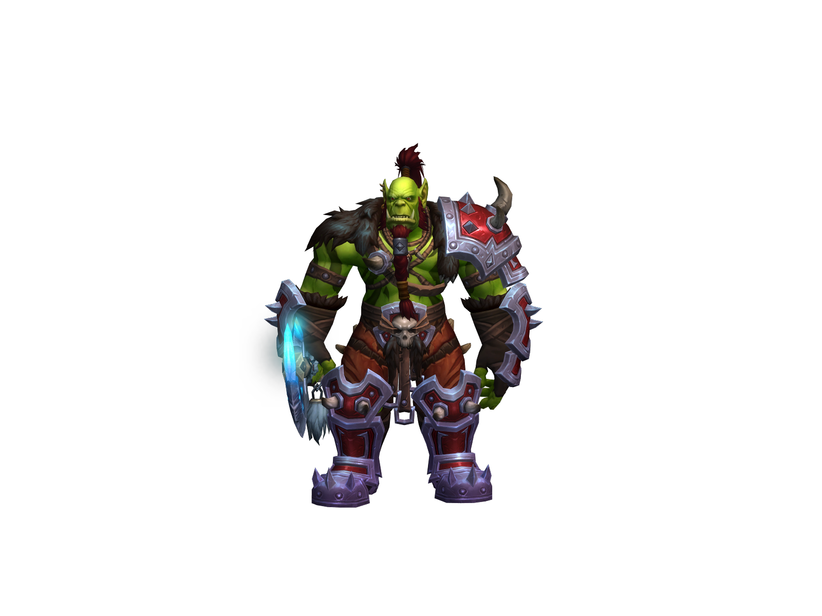 Bròx 3D character render