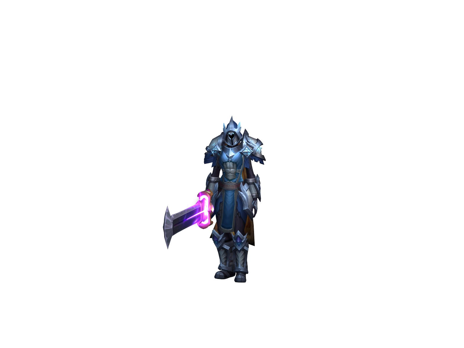 Somepaladin 3D character render
