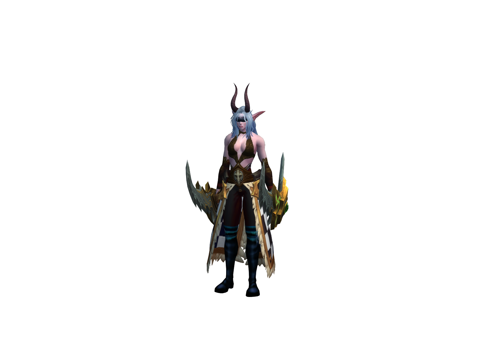 Luckycatw 3D character render
