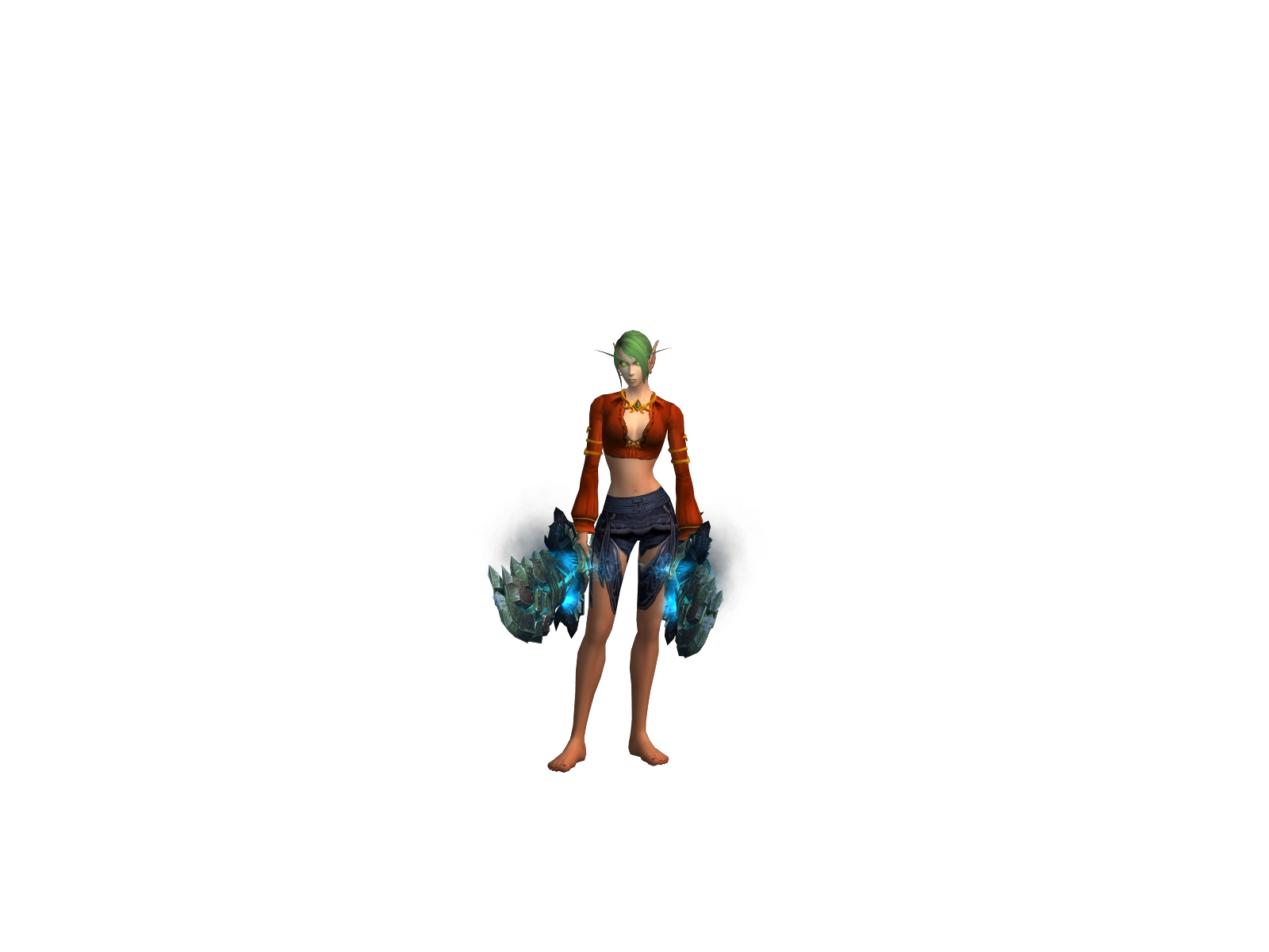 Gwennawar 3D character render