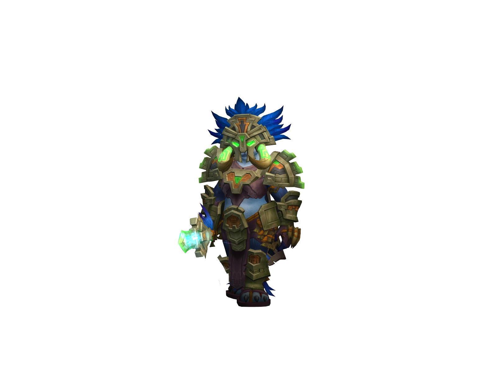 Frostyasnowm 3D character render