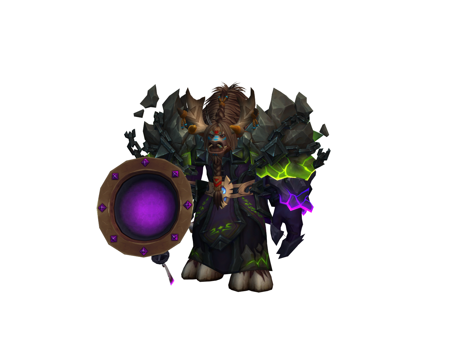 Gamón 3D character render