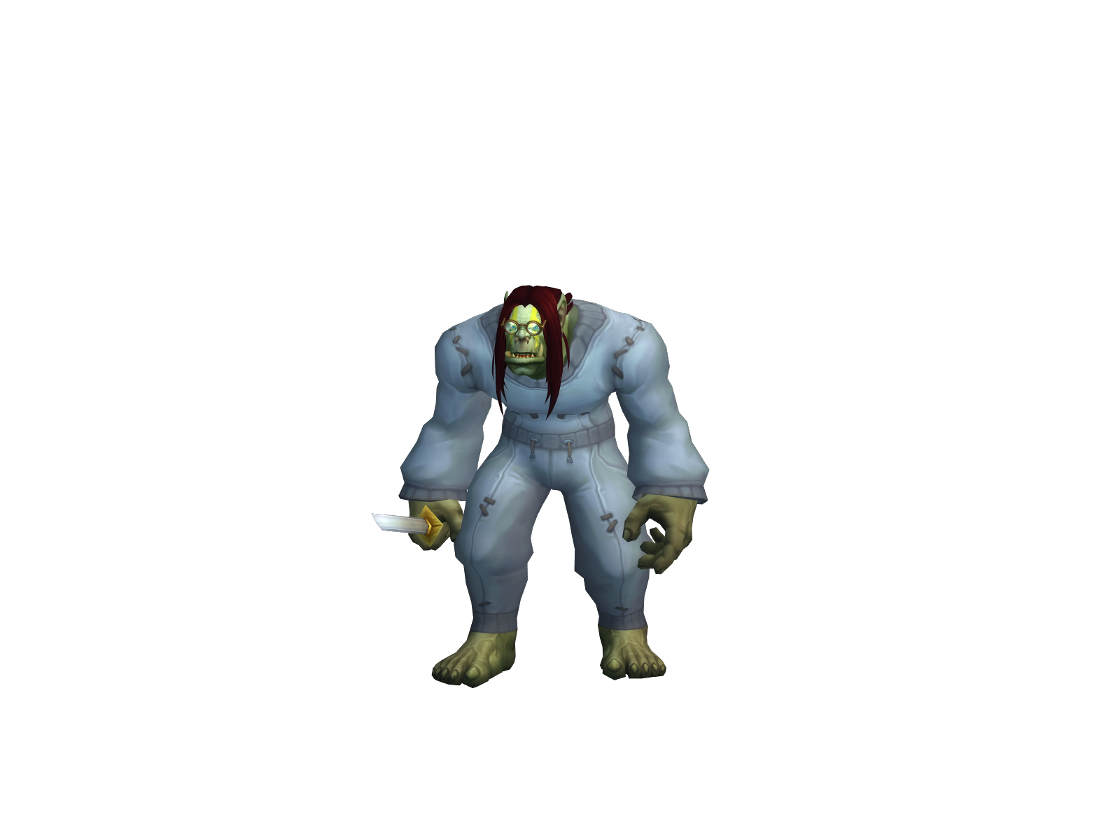 Restructured 3D character render